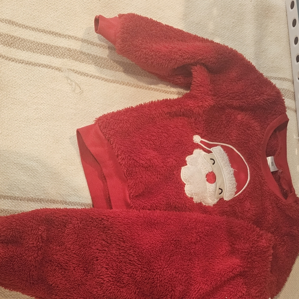 Kyle ans Deena size 24 months Christmas soft Santa outfit